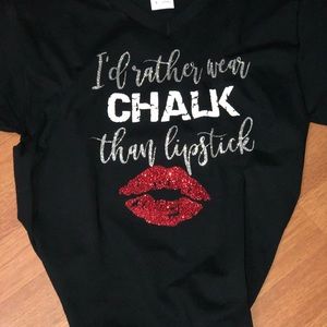 I’d Rather Wear Chalk than Lipstick